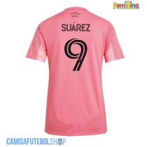 Camisa de time de futebol Inter Miami Luis Suarez #9 Replicas 1º Equipamento Feminina 2025-26 Manga Curta